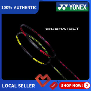 YONEX DUORA-10LT 4U Full Carbon Single Badminton Racket with Even Nails 26-30Lbs Suitable for Professional Player Training