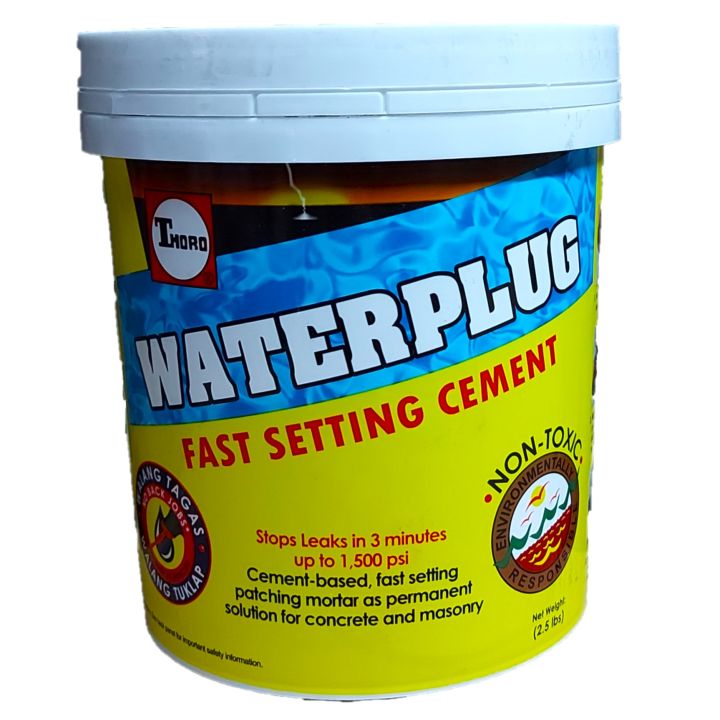 Thoro Waterplug Fast Setting Cement 1L / 2.5lbs Lazada PH