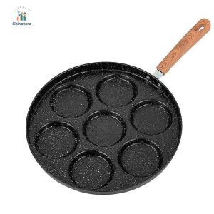 7 Holes Non Stick Egg Cooker Pan Easy To Clean Non Stick Fried Eggs Cooking Pan for Home Kitchen Cookware Household Tool