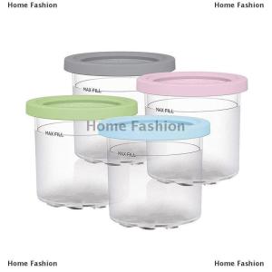 [COD] Home Fashion Ice Cream Pints Cup For Ninja Creamie Ice Cream Maker Cups Reusable Can Store Ice Cream Pints Containers With Sealing