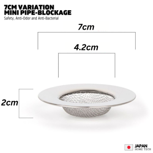 sink strainer Stainless steel READY STOCK garbage filter 9CM Tapis Penapis Air Sinki Bejana Basuh Food blocker strainer