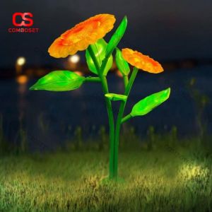 Đèn LED Hoa Hướng Dương Trang Trí Tiểu Cảnh Sân Vườn Lung Linh