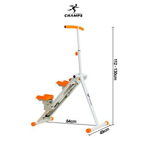 CHAMPS Stair Climber I Climbing Machine I  Alat Kebugaran Multifungsi Mesin Panjat Tangga Latihan Panjat Tebing Alat Kebugaran Multifungsi
