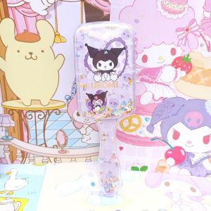 Kuromi CinnamorollSisir Rambut Anak Bentuk Star Anti Kusut Motif Sparkling Glitter /Sisir Rambut Sanrio Glitter New Motif/Sisir Sanrio Sequin/SANRIO Glow Sisir Anak Sisir Anak Lucu Sisir Sikat Anak Sisir Anti Kusut Wet Brush