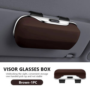 SEAMETAL Multi Functional Car Glasses Clip Box Auto Sun Visor Storage Clip Car Accessories
