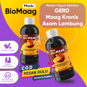Madu Biomaag Obat Asam Lambung GERD Mual Maag Kronis Herbal Bio Maag Terbukti Ampuh