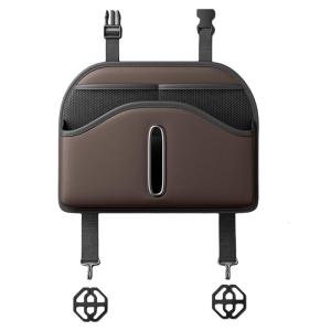 Upgrades Leather Car Seats Organizers with Tissue Holder & Cup Storage Waterproof Car Organizers for a Clutter frees Ride
