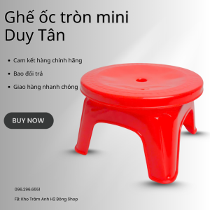 Ghế ốc ghế nhựa mini Duy Tân
