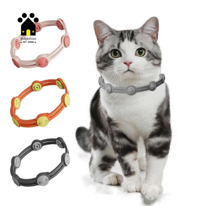 JNFGTV With Plant Essential Oil Pet Insect Repellent Collar Silicone