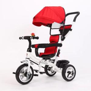 Baby Tricycle Stroller 6in1 Foldable Kids Trike Lightweight Portable Toddler Bike With Push Handle Safe Children Bicycle