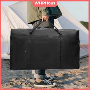 WHPHous 1pc Extra Large Waterproof Moving Luggage Bags Laundry Shopping Bag Oxford Cloth Cubes 80x48x25cm Home Storage Packing Tool