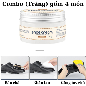 Kem dưỡng chăm sóc đồ da(giày dép áo cặp túi …)dầu cừu. Xi đánh giày dép túi xách da dầu cừu cao cấp