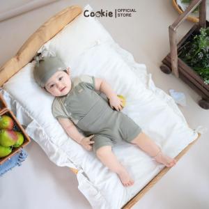 Bộ Sơ Sinh Cộc Tay COOKIE Bộ Cộc Sơ Sinh Cài Lệch Cotton Tăm Lạnh Cho Bé Từ 0 Đến 9 Tháng 2026