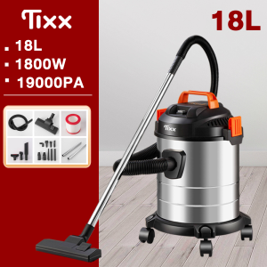 TIXX เครื่องดูดฝุ่น 18L/25L/35L/45L 2200W เครื่องดูดฝุ่นอุตสาหกรรม ดูดน้ำ เป่าลม ถังสแตนเลส เครื่องดูดในรถ vacuum cleaner