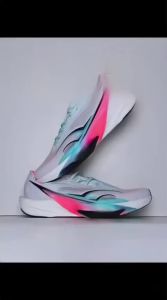 【New Color】Qiaodan SOAR 3.0 Men Running Shoes Nylon Plate Turbo Rebound Anti-Slip QDB023262294