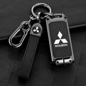 Cover Sarung Kunci Mobil Kulit Logam Mitsubishi MIT Expander Cross Pajero Mirage Expander