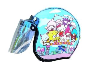 Helm bogo anak usia 2-7 tahun kaca datar motif cowok