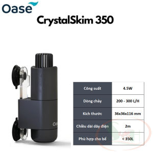 Lọc váng OASE Crystal Skimmer 350 600 Surface hút váng dầu bể cá tép thủy sinh