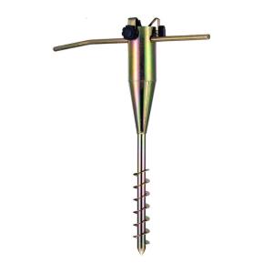 22inch dài soild thanh kim loại chủ bãi biển vườn dù che ô cát cờ Rod chủ cỏ Neo mặt đất gai cơ sở