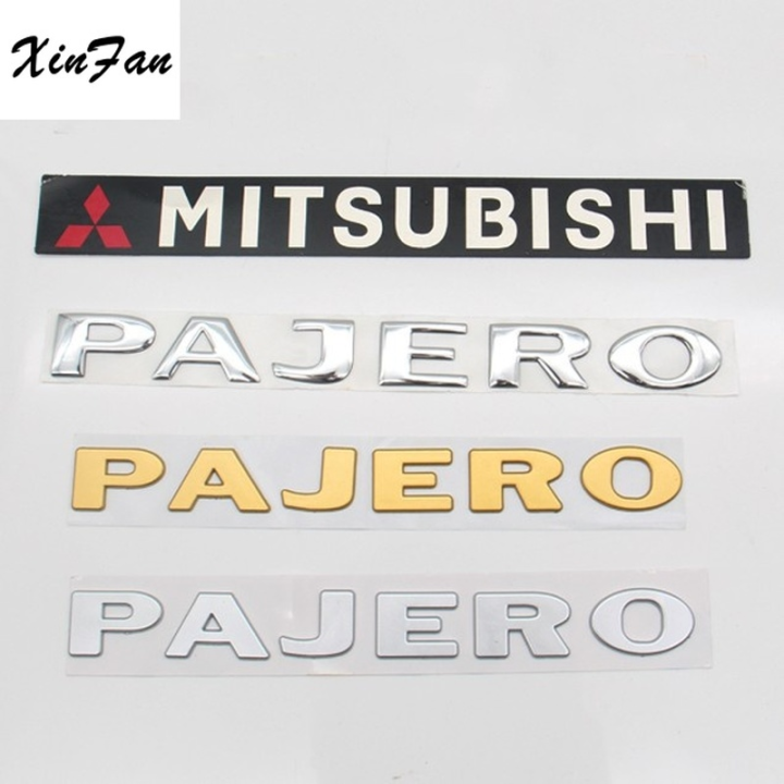 For Pajero Letters Rear Trunk Emblems Badges Tail Logo Sticker 220*24mm -  AliExpress