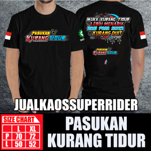 BAJU KAOS DISTRO PASUKAN KURANG TIDUR