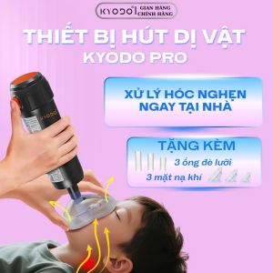Thiết Bị Hút Dị Vật KYODO Pro Sơ Cứu Chống Nghẹn Hóc Cho Trẻ Em Và Người Lớn Phiên Bản Cao Cấp