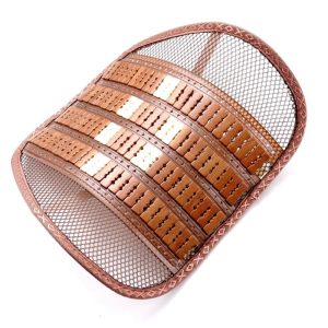 Breathable Bamboos Mesh Lumbar Backrest Cushion for Office Chairs and Vehicle Seat Prolonged Sitting Comfortable Driving