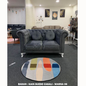 Sofa Ruang Tamu Modesty 2 Seater Chesterfield