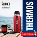 ♬Bialetti Vacuum Flask Thermos with Cup Leak Proof Stainless Steel Double Wall Hot Cold Coffee Travel Office BPA Free✫. 
