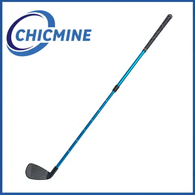 Chicmine Expandable Golf Club Left Right Hand Golf Club Telescopic Golf Putter Club Adjustable 2-section Non-slip Grip for Left Right Hand Indoor Outdoor Golf Kids Teens Adults Gift Golf Accessories