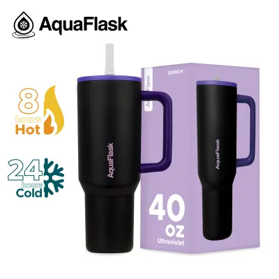 AquaFlask Quench Collection (20oz/40oz) and Quench Lid