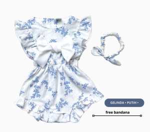 Jumper bayi perempuan baju setelan anak bayi perempuan motif gelinda