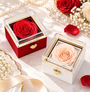 Hộp Hoa Bất Ngờ Đựng Trang Sức Có Túi Quà | Hộp Quà Đựng Nhẫn Dây Chuyền Nhỏ Gọn – Tặng Người Thân