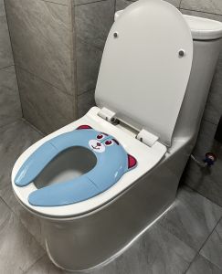 Portable Folding Kids Travel Toilet Seat Pad Non Slip Toddler Potty Seat Baby Toilet Training Seat Pad