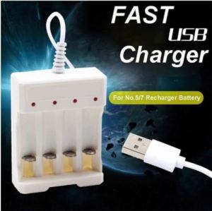 Charger Baterai 6 slot AA/AAA DOUBLEPOW