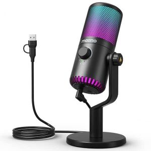 MAONO DM30 RGB USB Microphone Programmable Gaming Recording Podcasting Streaming