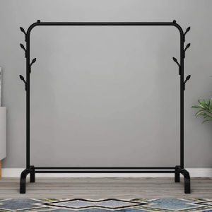 Single Pole Drying Rack Hanger Coat Floor Stand/Rak Baju Kasut