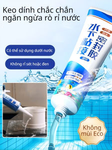Keo Dán Dưới Nước Keo Dán Kín Chống Thấm / Trong Suốt Không Màu Thân Thiện Môi Trường / Cho Tủ Kính Bể Bơi Sửa Chữa Rò Rỉ Thi Công Dưới Nước / Người Dùng Gia Đình Đam Mê