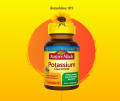 Nature Made Potassium 90mg 100 tablets ( Free 1 sachet Herbal Coffee ). 