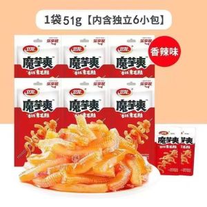 Weilong konjac refreshing vegetarian tripe konjac casual ready to eat snacks spicy strips snacks 8g packs