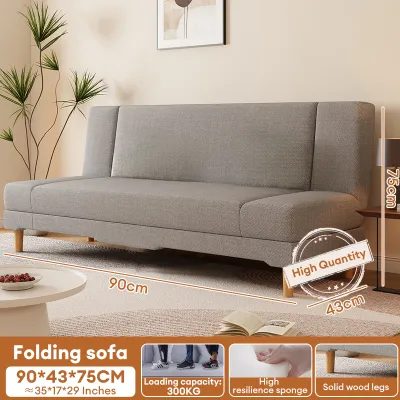NAIJIA Foldable Sofa Bed 2 seater / 3 seater / 4 seater / 懒人沙发/沙发床/ Iris Foldable Sofa Bed / velvet sofa bed / Sofa Katil