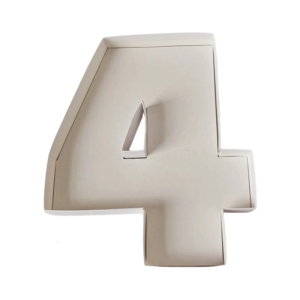 Creative Letters Candy Storage Container Customizable Letter Shape Durable Organizing Box