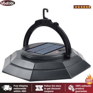 [VTO] Hanging Solar LED Camping Lamp 3 Light Modes Camping Light for Hiking Hurricane
