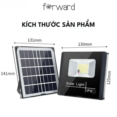 Đèn Năng Lượng Mặt Trời Solar Light 500W IP67 Có Điều Khiển Tự Động Solar Light Ngoài Trời Chống Nước Không tốn tiền điện Đèn Năng Lượng Mặt Trời Siêu Sáng