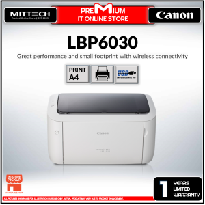 Canon imageCLASS LBP6030W A4 WI-FI Monochrome Laser Printer – High Speed Print & Home Office Use