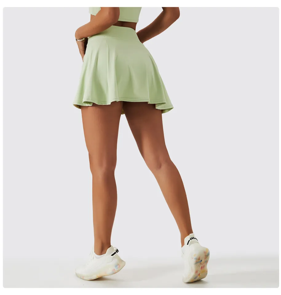 Tim Pocci thể thao váy ngắn nữ quần vợt nhóm cao eo váy quần thể dục quần  áo khô nhanh 2018 giả hai mảnh chống đi | Lumtics | Lumtics - Đặt