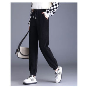 Senior Quần Thể Thao Tôn Dáng Thường Ngày Tôn Dáng Mẫu Mới Thu Đông Quần Dài Mặc Ngoài Bán Buôn Xuyên Biên Giới Quần Thể Thao Nữ Bó Dày Dặn Lót Nhung