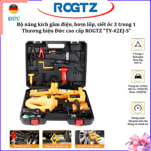 Bộ nâng kích gầm điện máy bơm lốp và máy siết ốc ô tô đa năng 3 trong 1 nhãn hiệu ROGTZ TY-42EJ-S tải trọng 3 tấn - Hàng chính hãng bảo hành 24 tháng