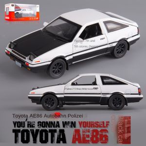 TWH Mobil Diecast - Toyota Trueno AE86 Initial D Skala 1:32 ALLOY Mobil Car Die-Cast