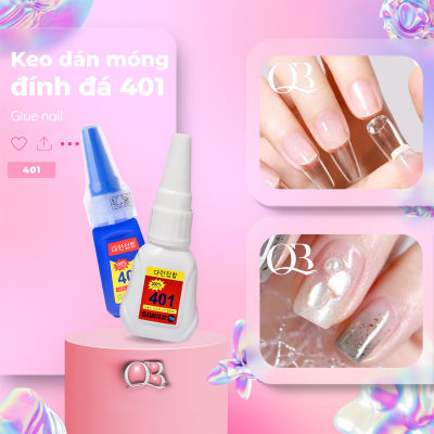 Keo 401 - keo dán móng keo đính đá Hàn Quốc 20g (keo lỏng)